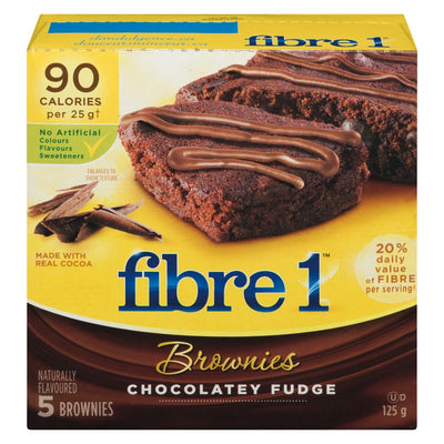 FIBRE 1  CHOC FUDGE BROWNIE [125 gr]