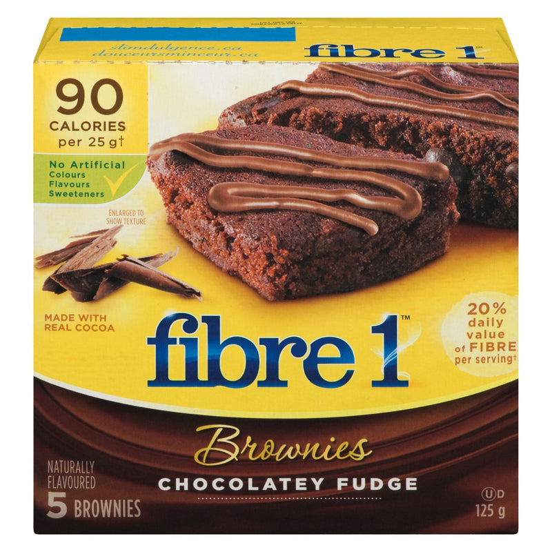 FIBRE 1  CHOC FUDGE BROWNIE [125 gr]