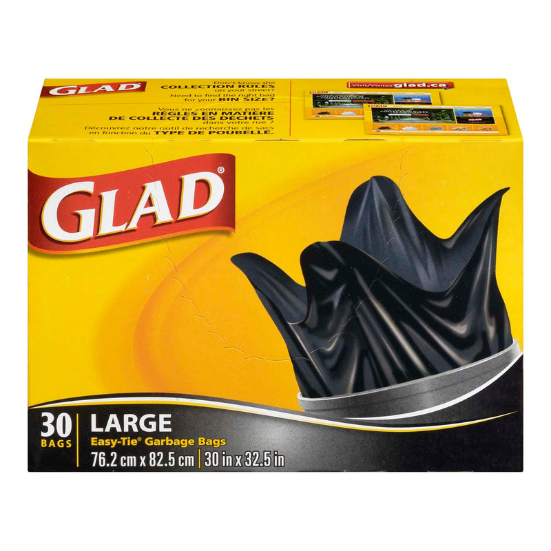 GLAD GARBAGE BAGS [30 pkg]