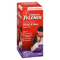 TYLENOL CHILD GRAPE FEVER/PAIN [100 ml]