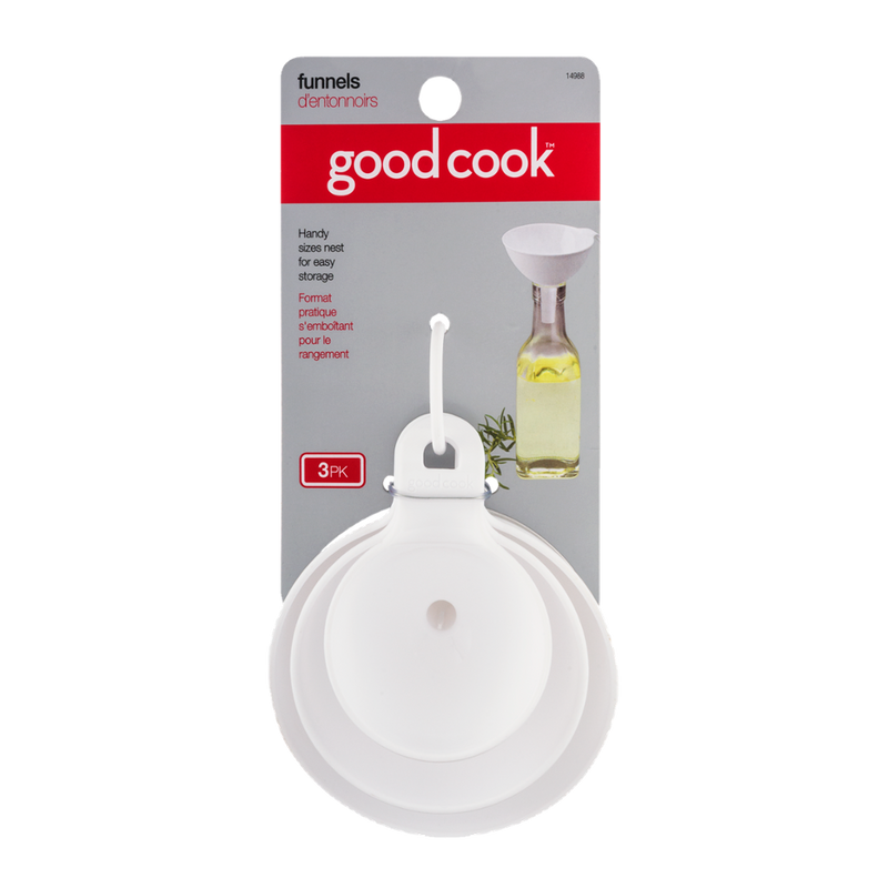 GOOD COOK - 3PC FUNNEL SET [1 ea]