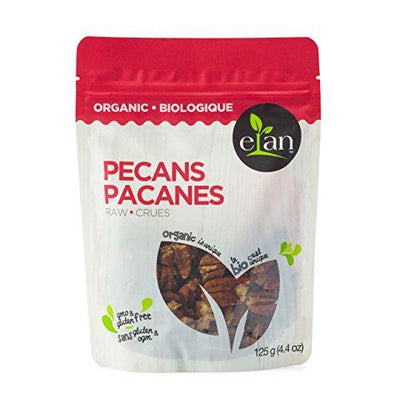 Elan GMO & Gluten Free Organic Raw Pecans, 125 g