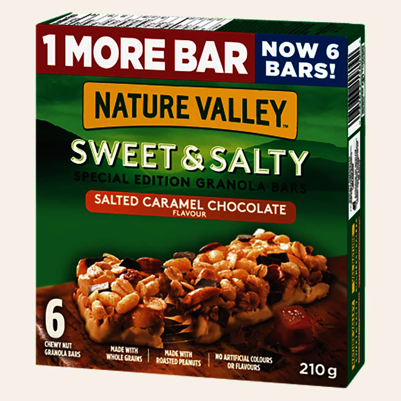 NATURE VALLEY S/S CARAMEL BAR [210 g]