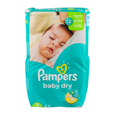 PAMPERS BABY DRY 1 [44 pkg]