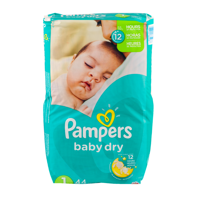 PAMPERS BABY DRY 1 [44 pkg]
