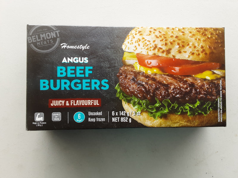 BELMONT MEATS ANGUS BURGERS [852 g]