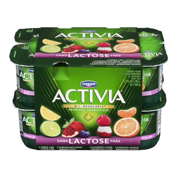 DANONE ACTIVIA LACTOSE FREE [12 pkg]