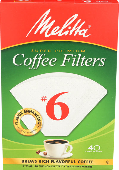 MELITTA  FILTER  # 6 [40 pkg]