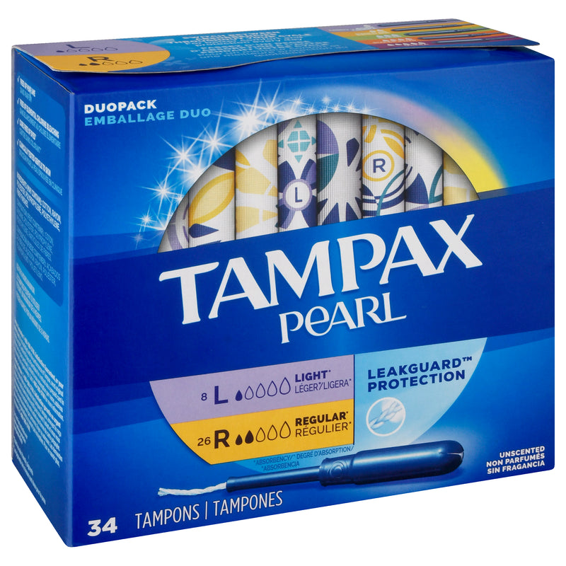 TAMPAX PEARL DUO MIX PACK [34 pcs]