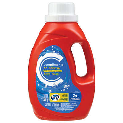 Compliments Cold Water Detergent, 1.37 l