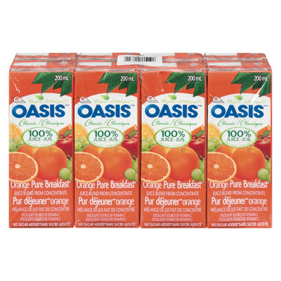 OASIS PURE ORANGE JUICE BOXES [8 pkg]