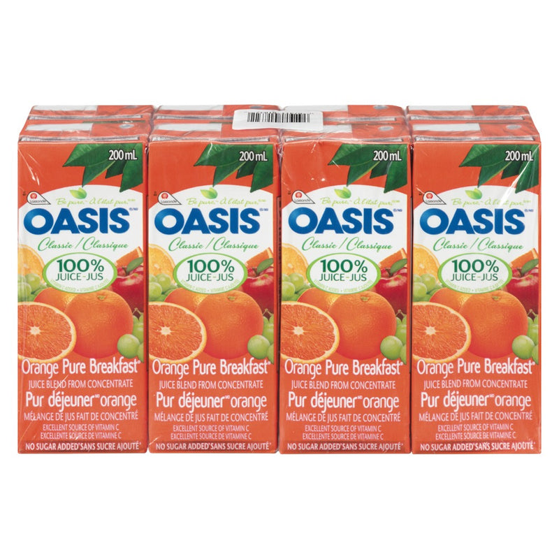 OASIS PURE ORANGE JUICE BOXES [8 pkg]