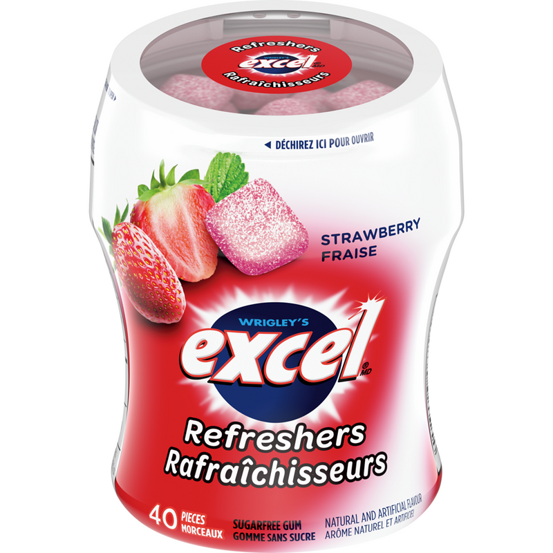 EXCEL STRAWBERRY REFRESHERS [40 pcs]