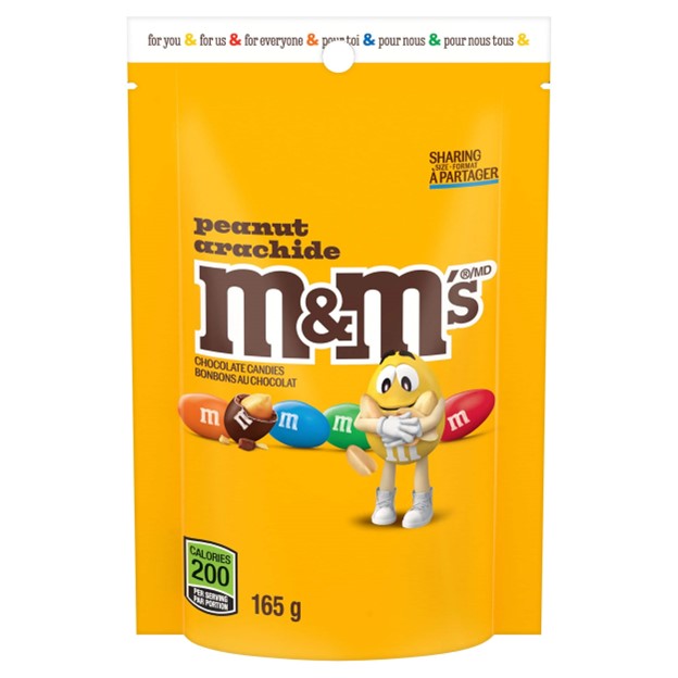 M&M PEANUT CHOCOLATE POUCH [165 g]