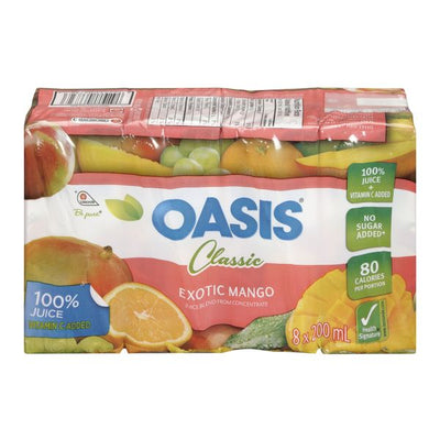 OASIS EXOTIC MANGO JUICE BOX [8 pkg]
