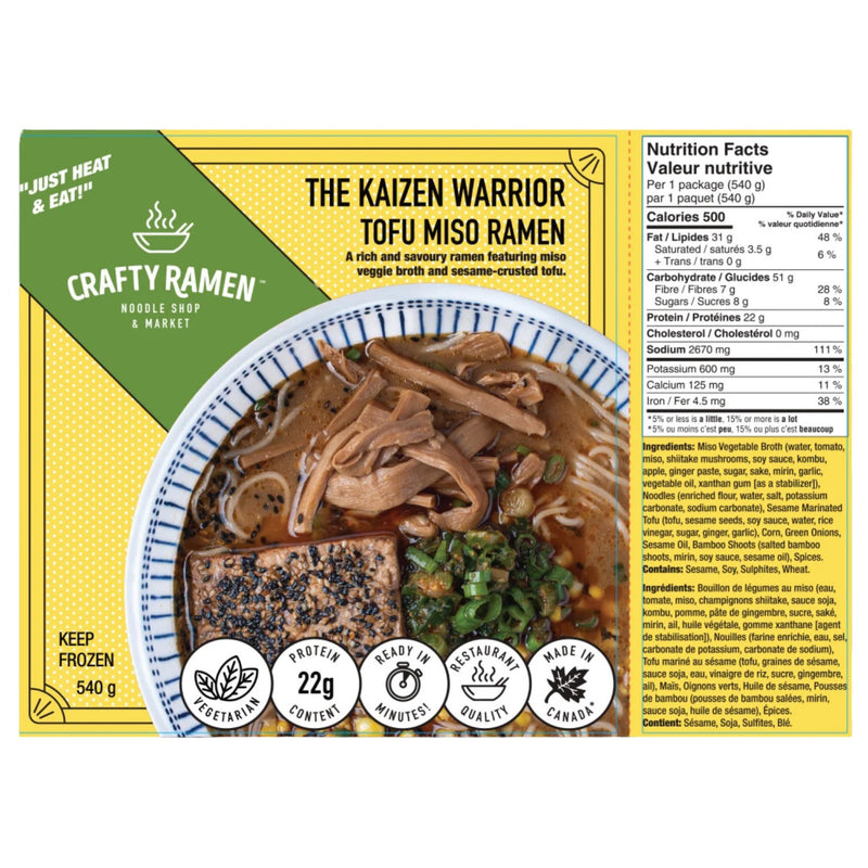 CRAFTY RAMEN KAIZEN WARRIOR [540 g]