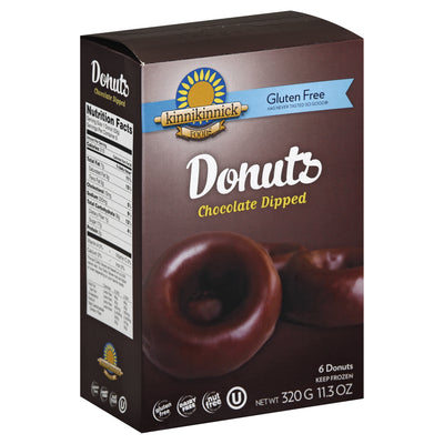 Kinnikinnick Foods Donuts Chocolate Dipped Gluten Free, 320 g