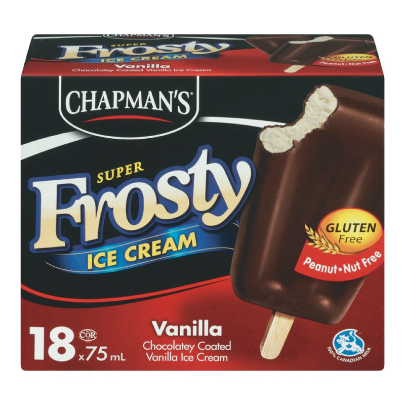 VANILLA SUPER FROSTY BAR [18 pkg]