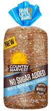 Country Harvest No Sugar Added White with Whole Grain Bread, 600g