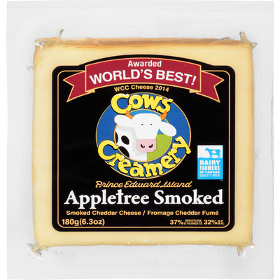 Cows Creamery Appletree Smoked Cheddar Cheese 180 g