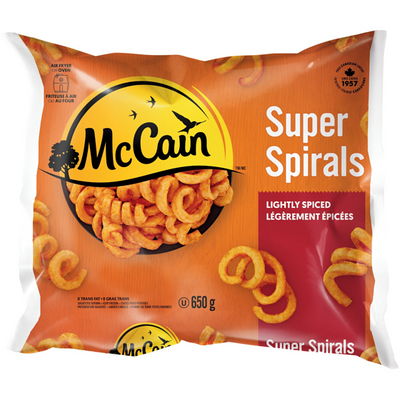 MCCAIN SPIRALS SPICY [650 g]
