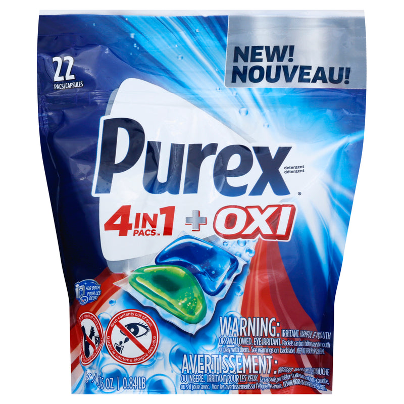 PUREX 4IN1 OXI DETERGENT PACS [22 un]