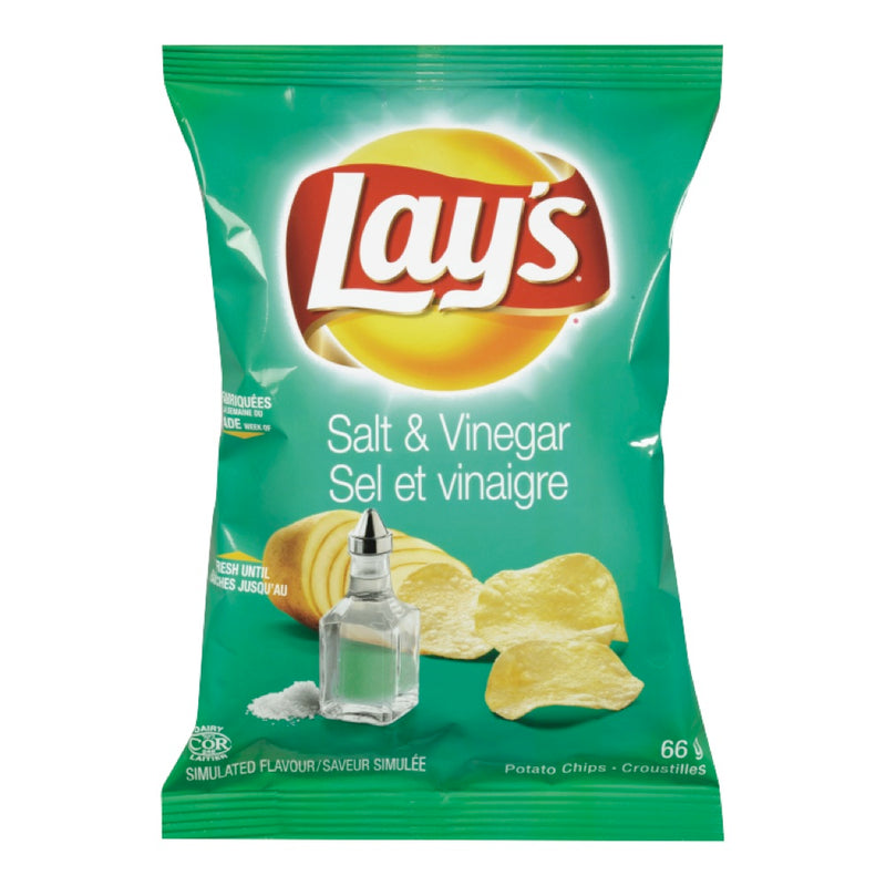 LAYS SALT & VINEGAR CHIPS [66 g]