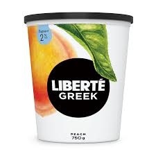 LIBERTE GREEK 2% YOGOURT PEACH [750 g]