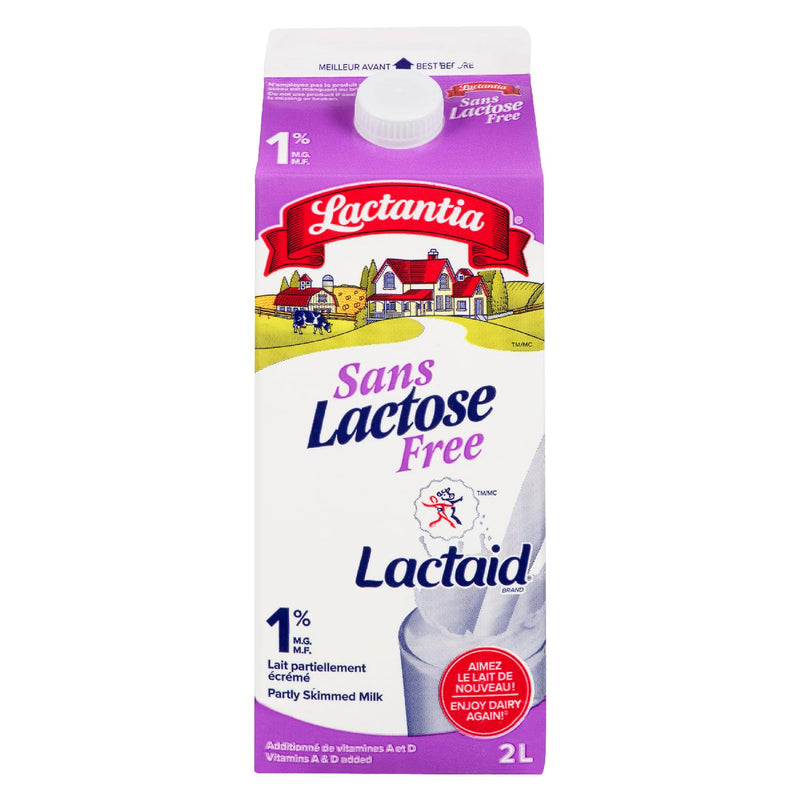 LACTANTIA LACTOSE FREE 1% [2 ltr]