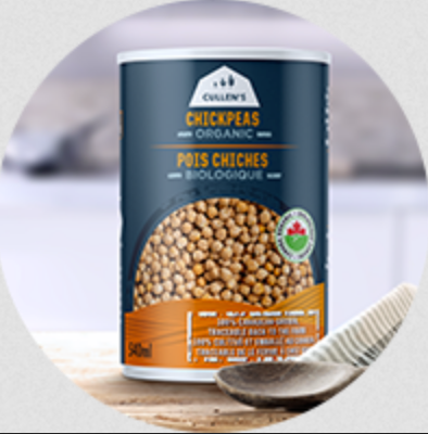 CULLENS ORGANIC CHICK PEAS [540 ml]