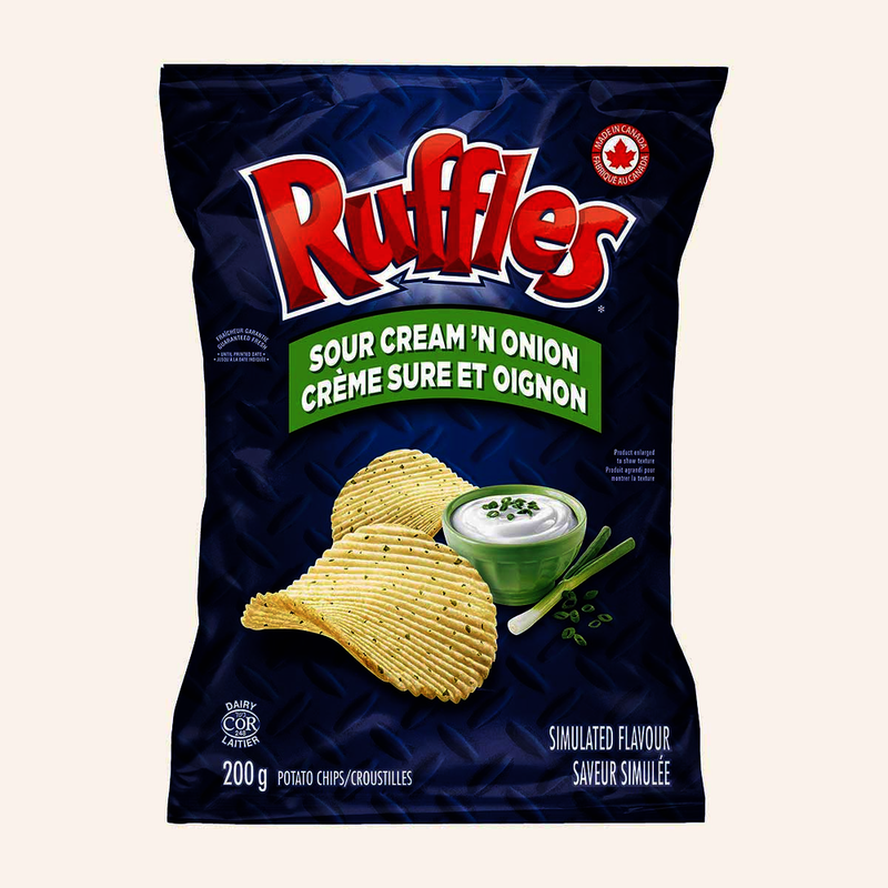 RUFFLES SOUR CREAM & ONION [200 g]
