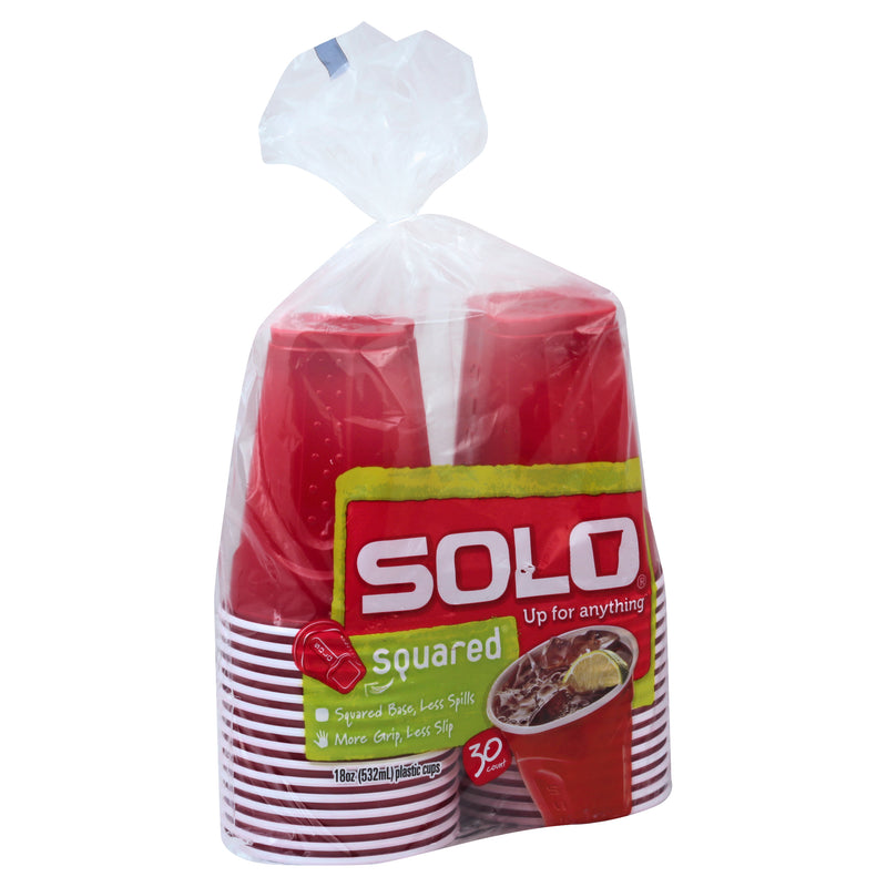 SOLO SQUARED PLASTIC CUPS [30 pkg]