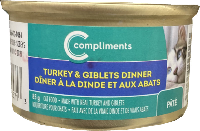 COMPLIMENTS TURKEY AND GIBLETS [85 g]
