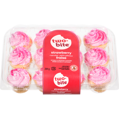 TWO BITE STRAWBERRY CUPCAKE 284 g