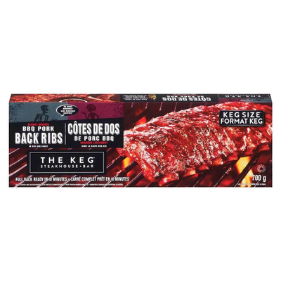 KEG BBQ PORK BACK RIBS [700 g]