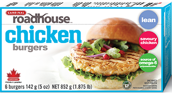 CARDINAL CHICKEN BURGERS [852 g]