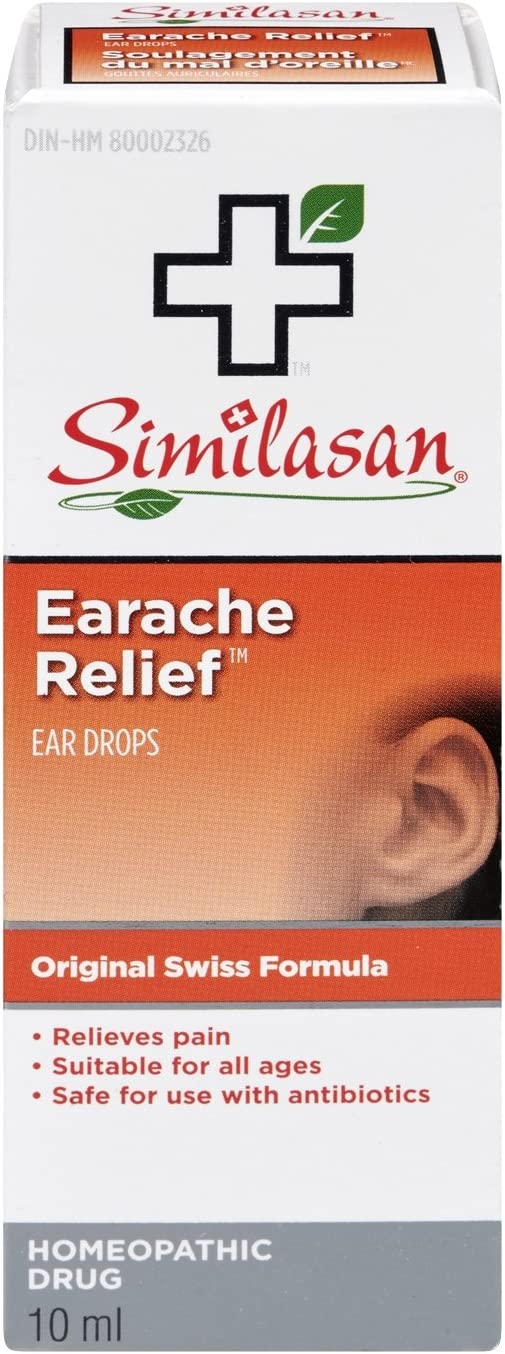 Similasan Earache Relief Ear Drops, 10 mL