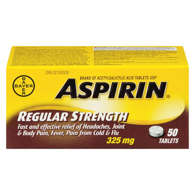 ASPIRIN REGULAR [50 pkg]