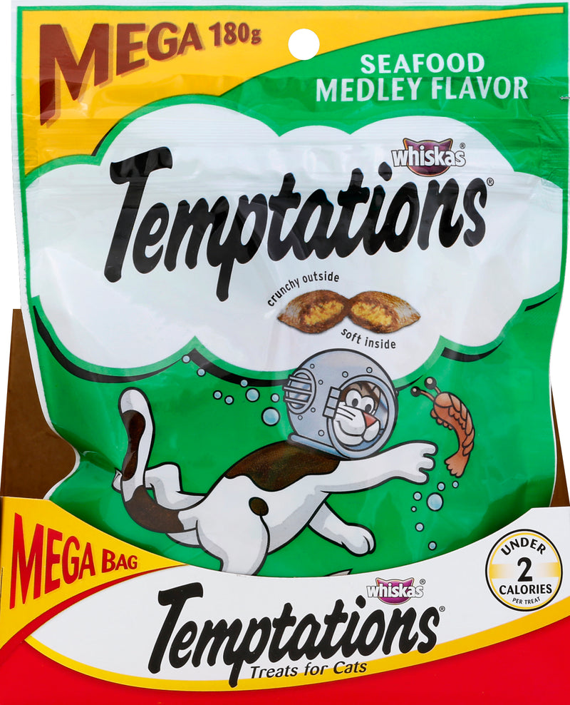 WHISKAS TEMPTATIONS SEAFOOD [180 g]