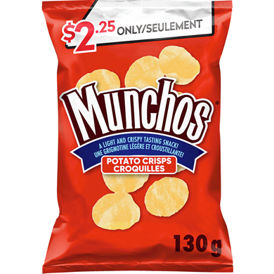 MUNCHIES POTATO CRISPS [130 g]