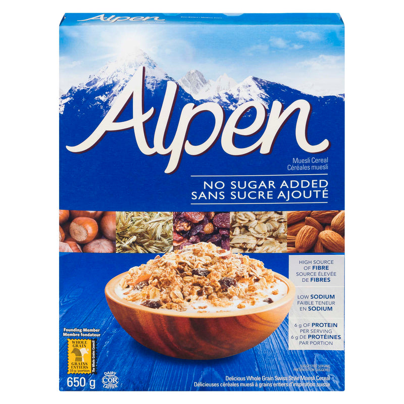 ALPEN CEREAL NO SUGAR ADDED [650 g]