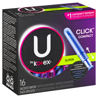 U BY KOTEX SUPER TAMPONS [16 ea]