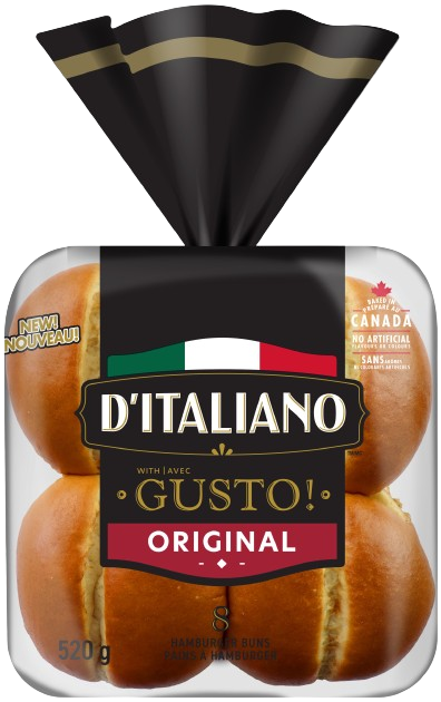 DITALIANO GUSTO HAMBURGER BUN [1 pkg]