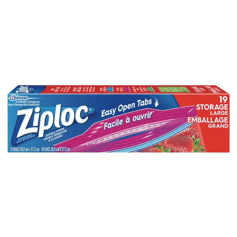 ZIPLOC  LG STORAGE BAGS [1 ea]