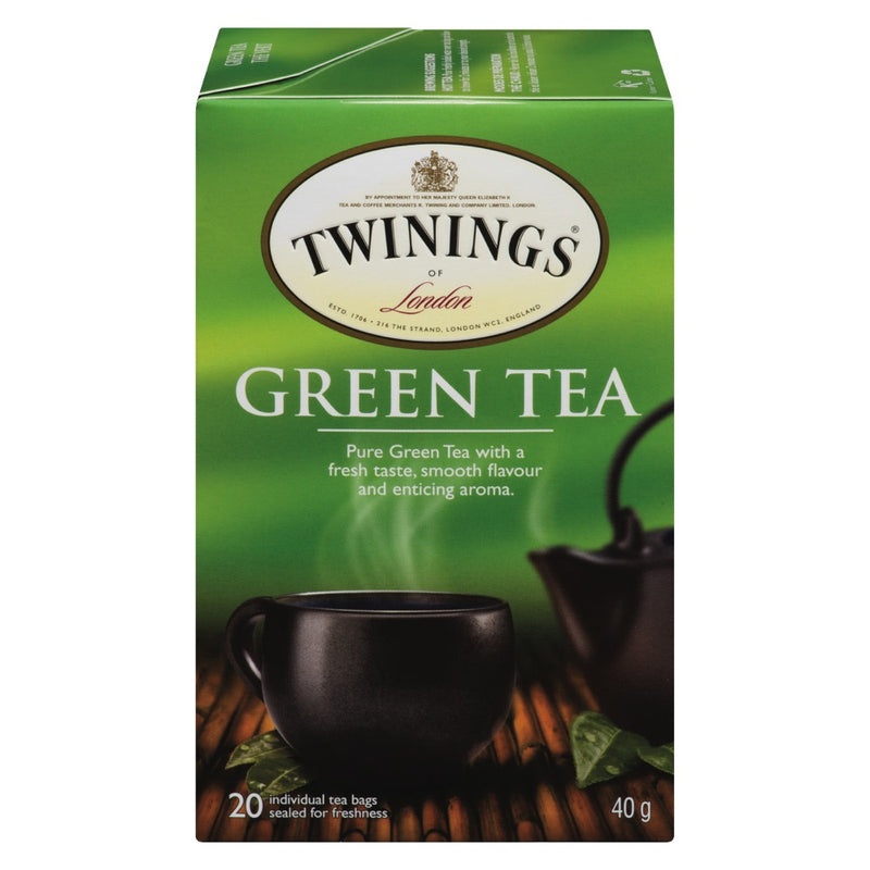 TWININGS GREEN TEA [20 pkg]