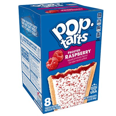 KELLOGGS POP TARTS RASP [384 g]