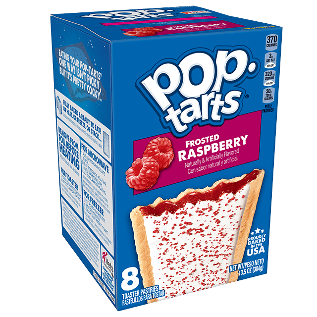 KELLOGGS POP TARTS RASP [384 g]