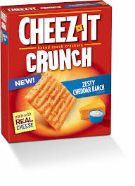 CHEEZ IT CRUNCH ZESTY CHED RAN [191 g]