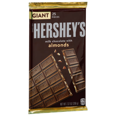 Hershey's with Almonds Giant Milk Chocolate, 209 g