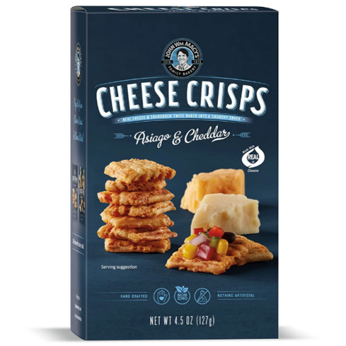 MACYS CHEESE CRISPS ASIAGO [127 g]
